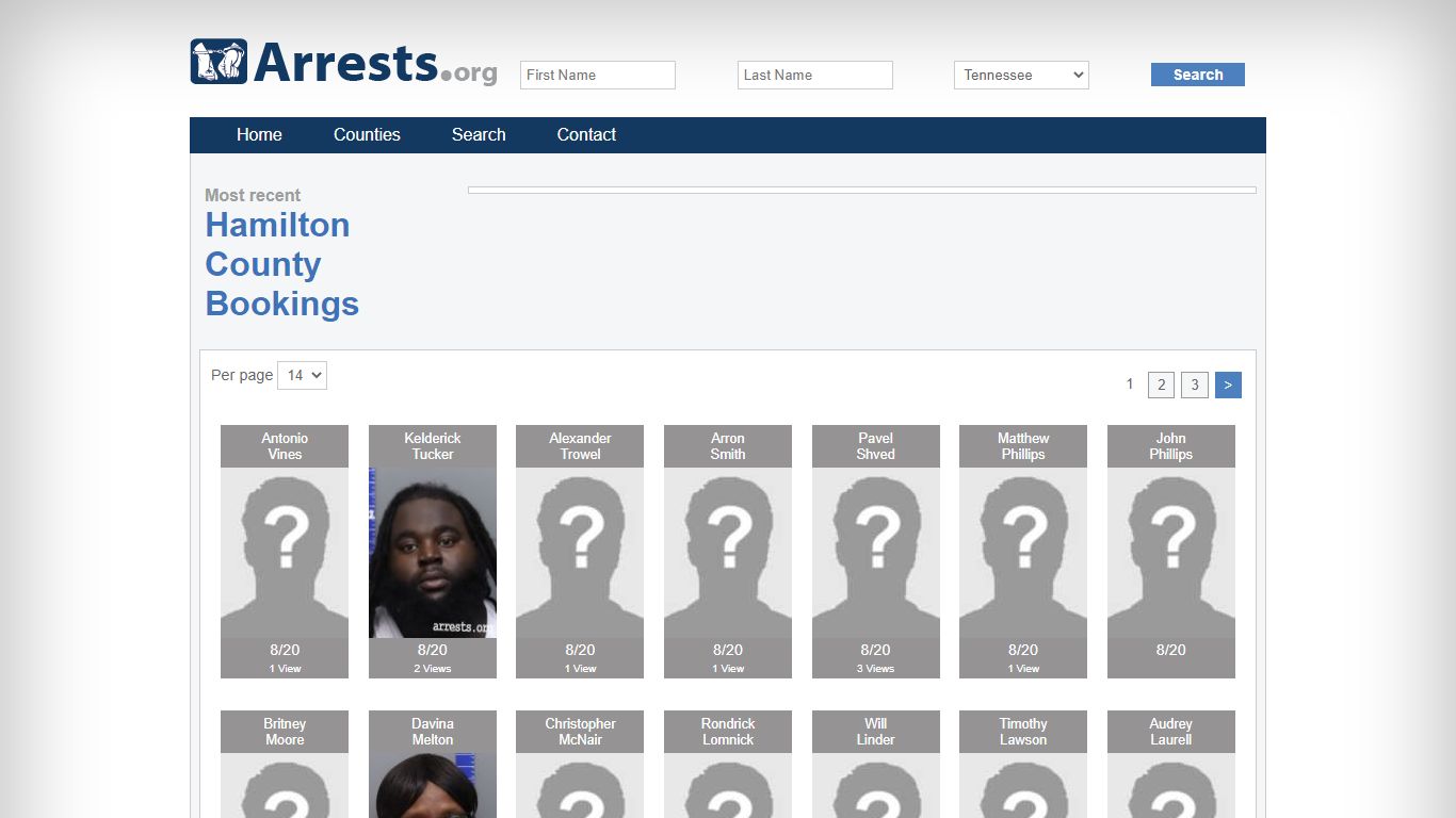 Hamilton County Arrests and Inmate Search